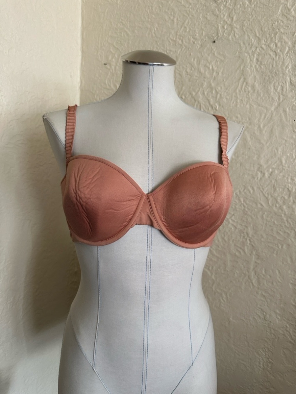 Thirdlove 24/7 Classic T-Shirt Bra Peach Pink 36C